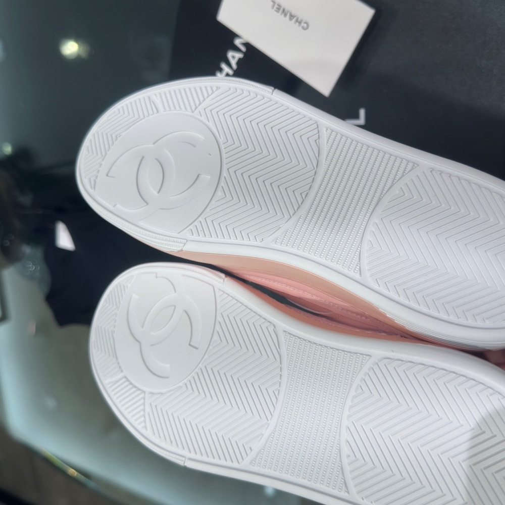 CHANEL Light Pink Women's Sneakers - Picture 6 of 10